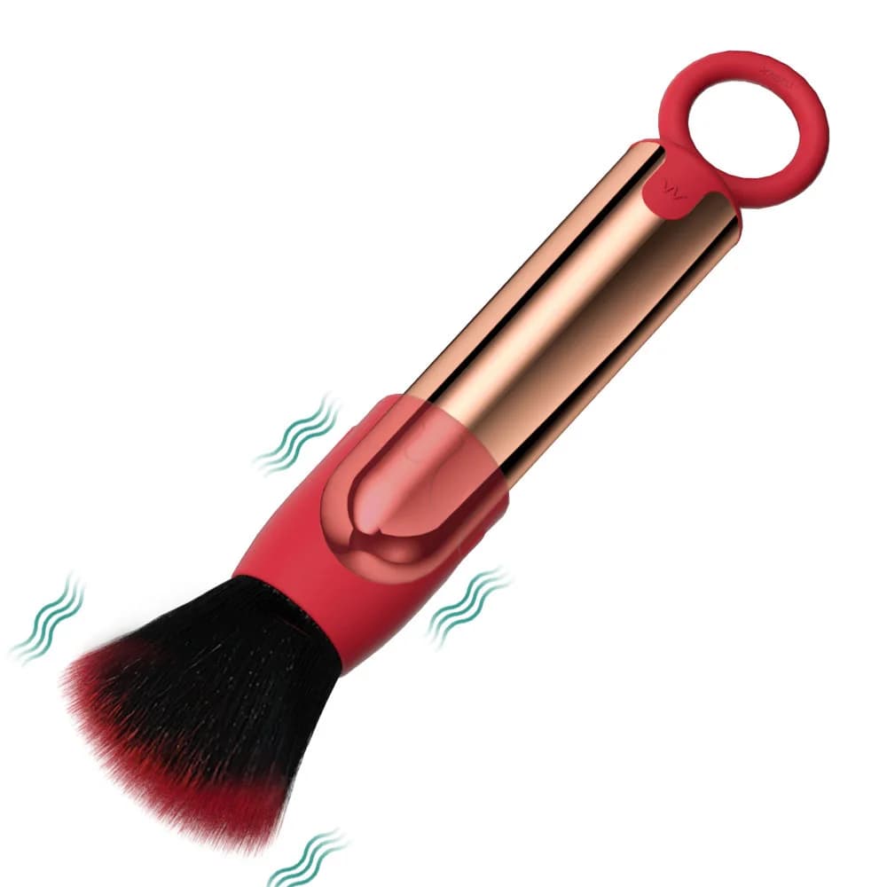 Vibratore a Proiettile per Donne, Stimolatore Clitorideo, Vibratore a Forma di Pennello da Trucco, Vibratore Punto G, Prodotti per Adulti Femminili
