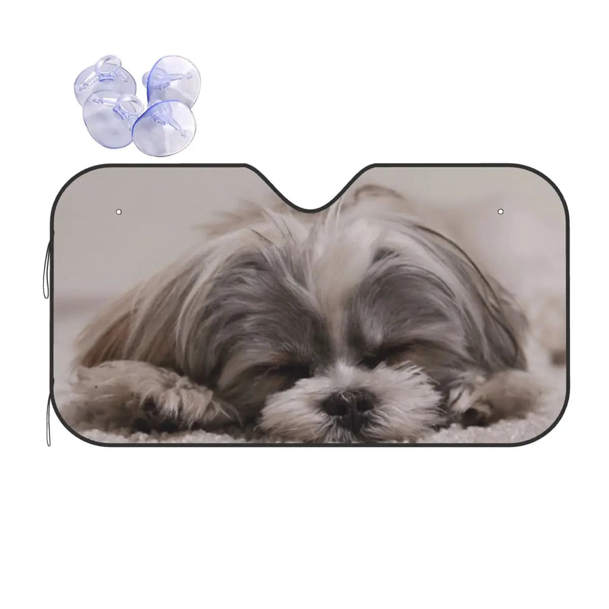 Shih Tzu Dormire Parasole Parabrezza Auto Parabrezza Anteriore Finestra Parasole Accessori Coperture