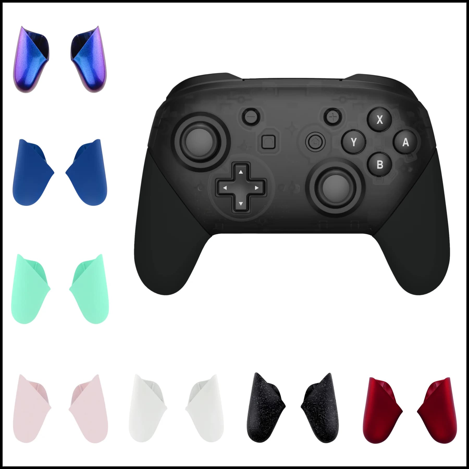 eXtremeRate Manopole di ricambio Accessori Shell per controller Nintendo Switch Pro - Bianco