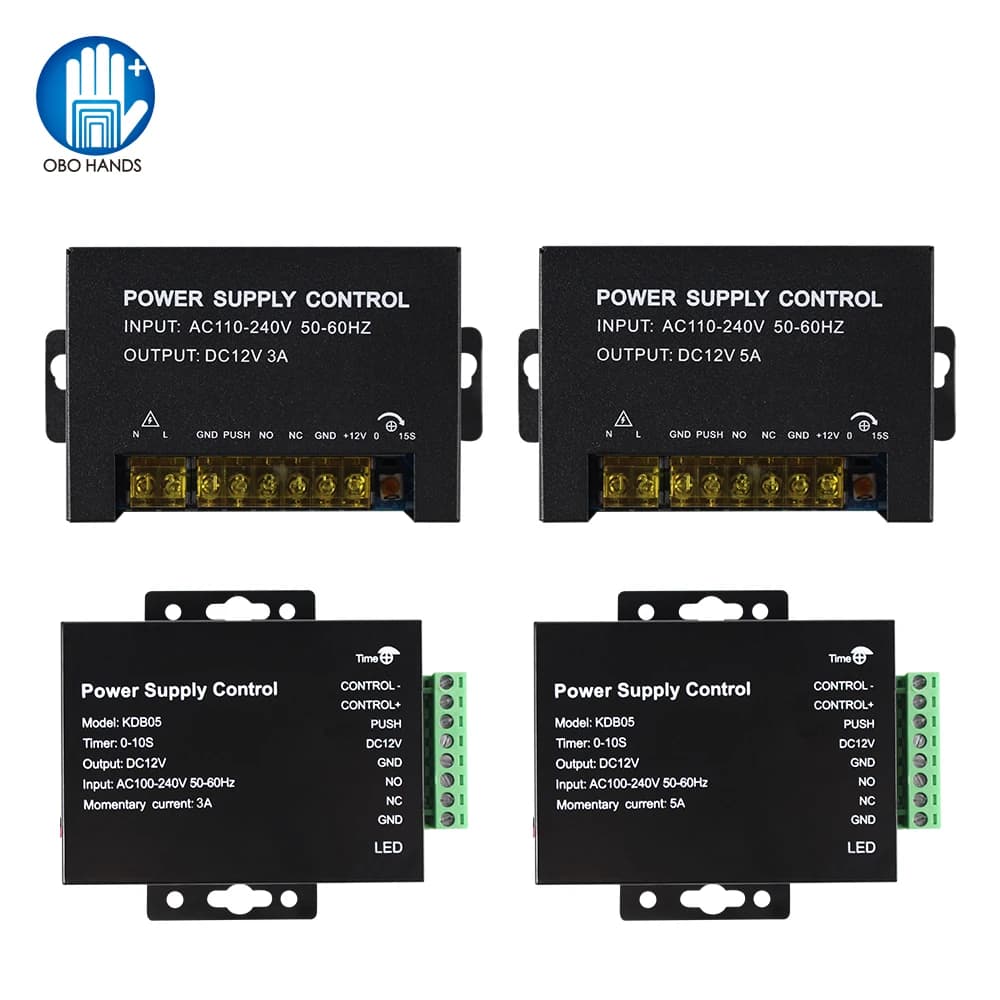 DC12V 3A 5A Uscita 110-240V AC Controllo accessi Alimentatore Controller Adattatore interruttore per serrature porta di casa Sistema videocitofonico