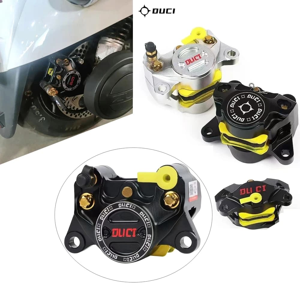 Universale Del Motociclo 84 millimetri 2-Pistone Pinza Freno Anteriore Posteriore Pompa Freno A Disco Per Honda Yamaha NIU Ninebot Scooter Dirt Pit Bike