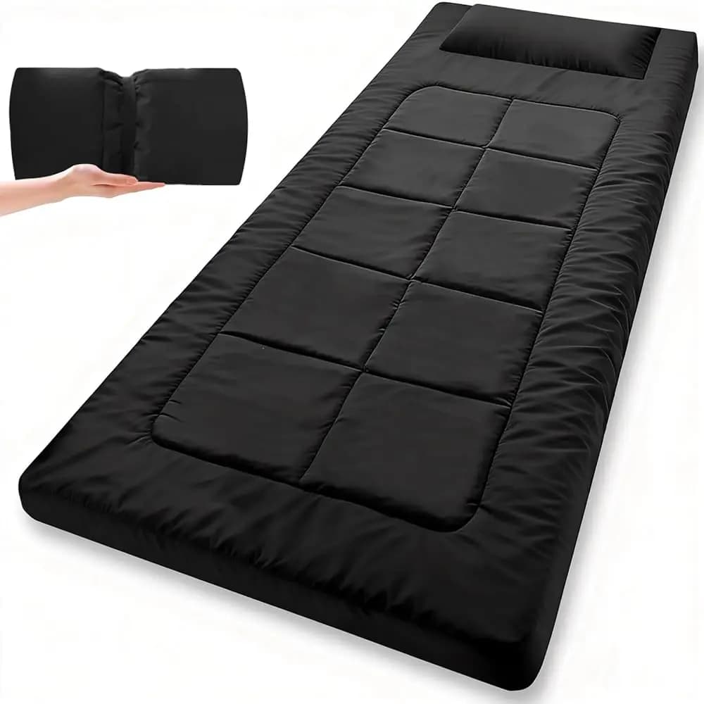Materasso da campeggio 80 x 36 pollici, materasso da pavimento impermeabile, materassino per campeggio e viaggi, facile da riporre, materassino da pavimento per tenda