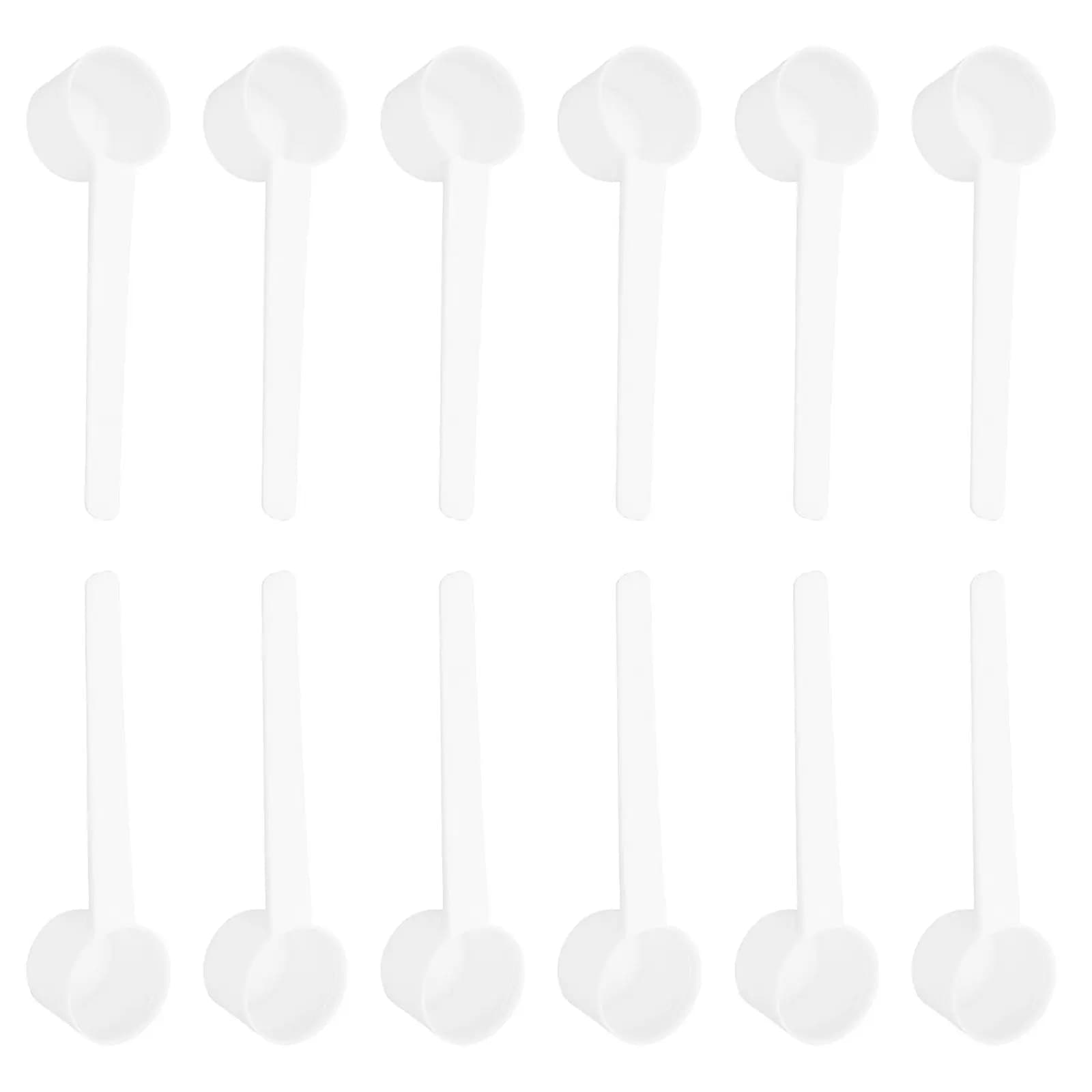 50Pcs Milk Powder Measuring Scoop Portable Coffee Salt Sugar Protein Powder Household Kitchen Tools 5 Gram Scoop