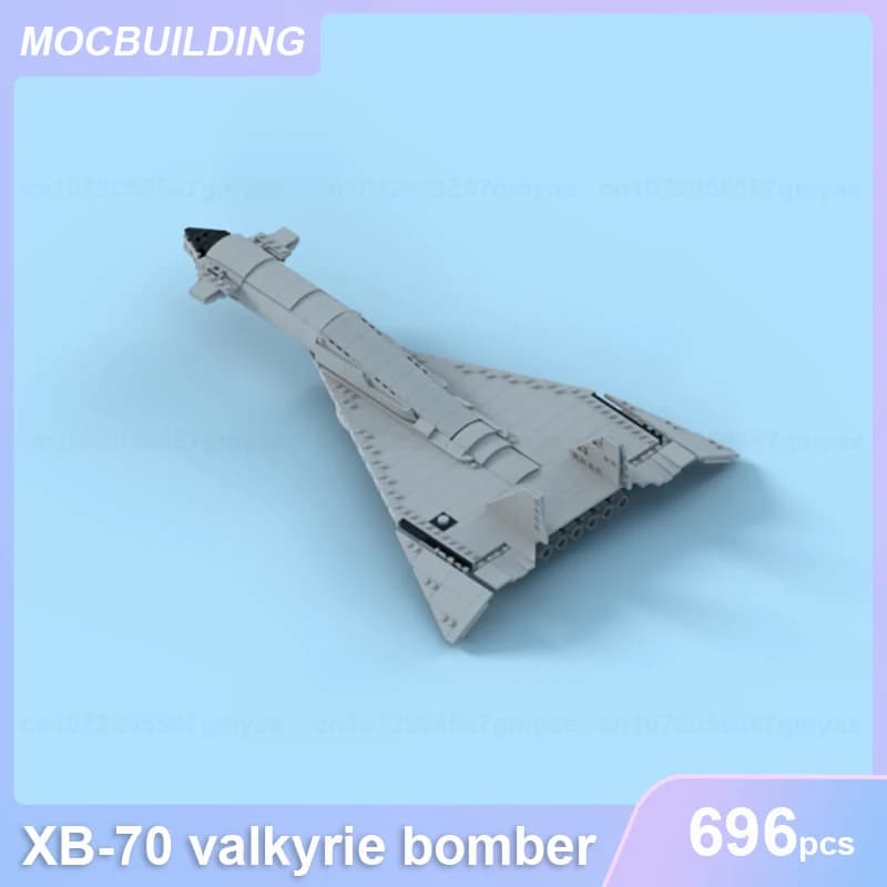XB-70 Valkyrie Bomber Modello MOC Building Blocks FAI DA TE Assemblare Mattoni Aerei Militari Collezione Educativa Giocattoli Regali 696PCS