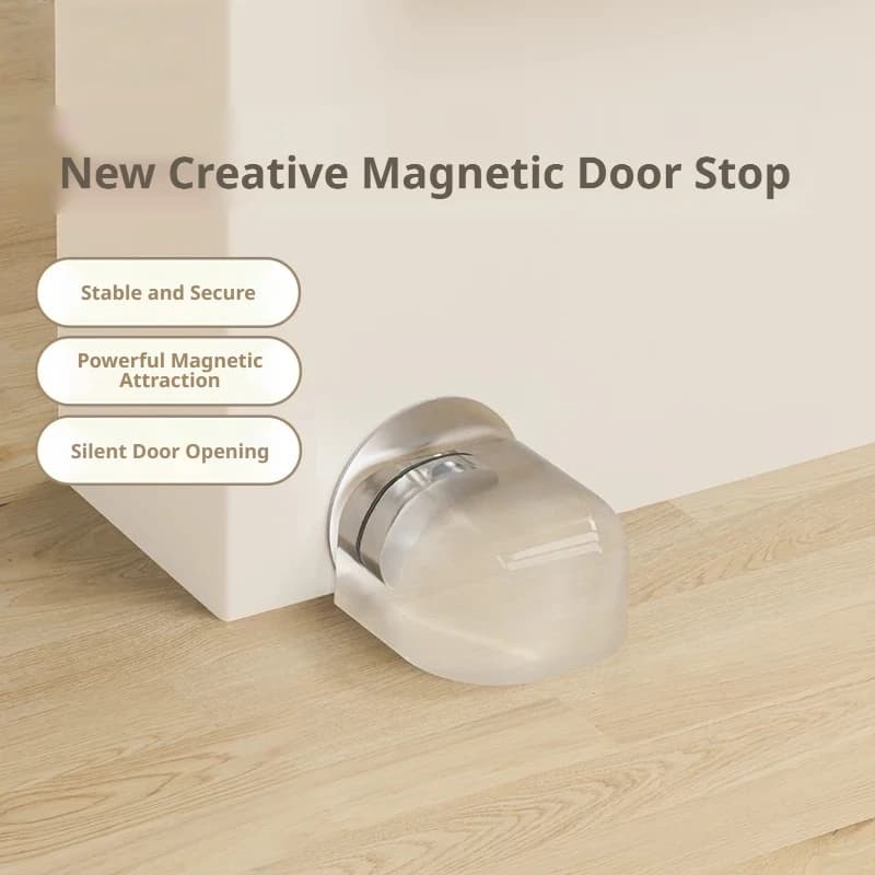 Door Stopper Punch-free Transparent Self Adhesive Door Holder Door Stop For Home Protect Walls And Furniture Accessories