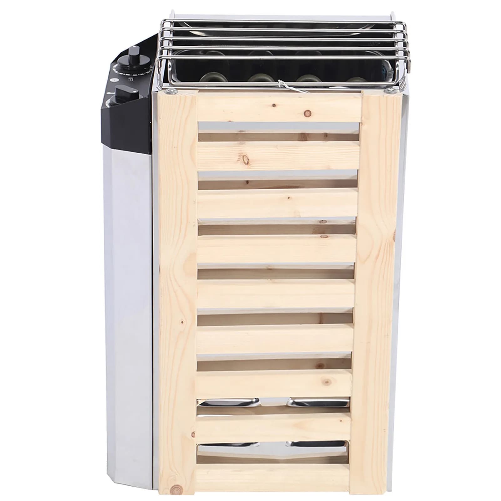Riscaldatore per stufa per sauna da 3KW Tipo di controllo interno Strumento di riscaldamento in acciaio inossidabile Strumenti di riscaldamento per sauna durevoli e squisiti
