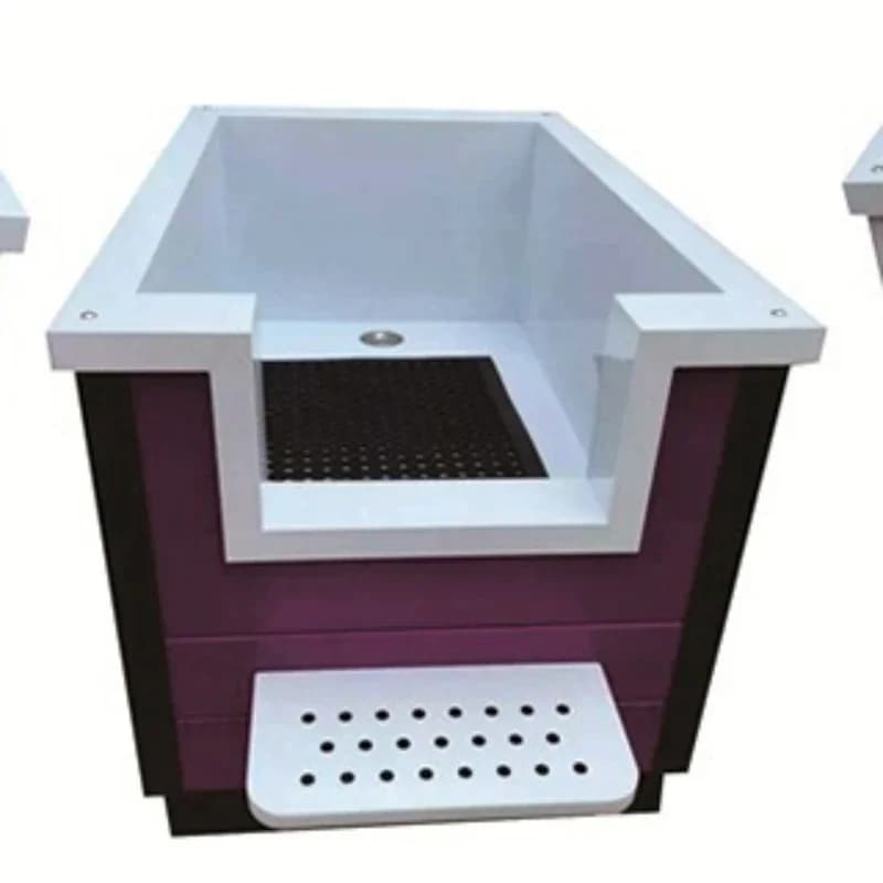 Stazione di lavaggio per animali domestici per cani vasca da bagno in plastica per toelettatura spa