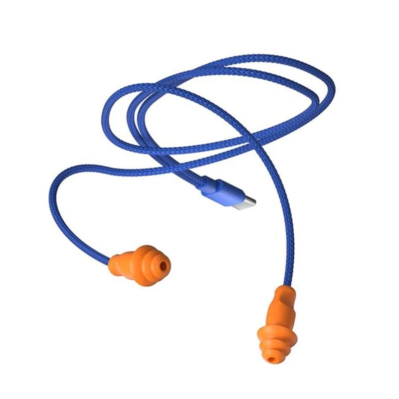70/100/120 Cavo sicurezza industriale cuffie USB C Port Earbuds