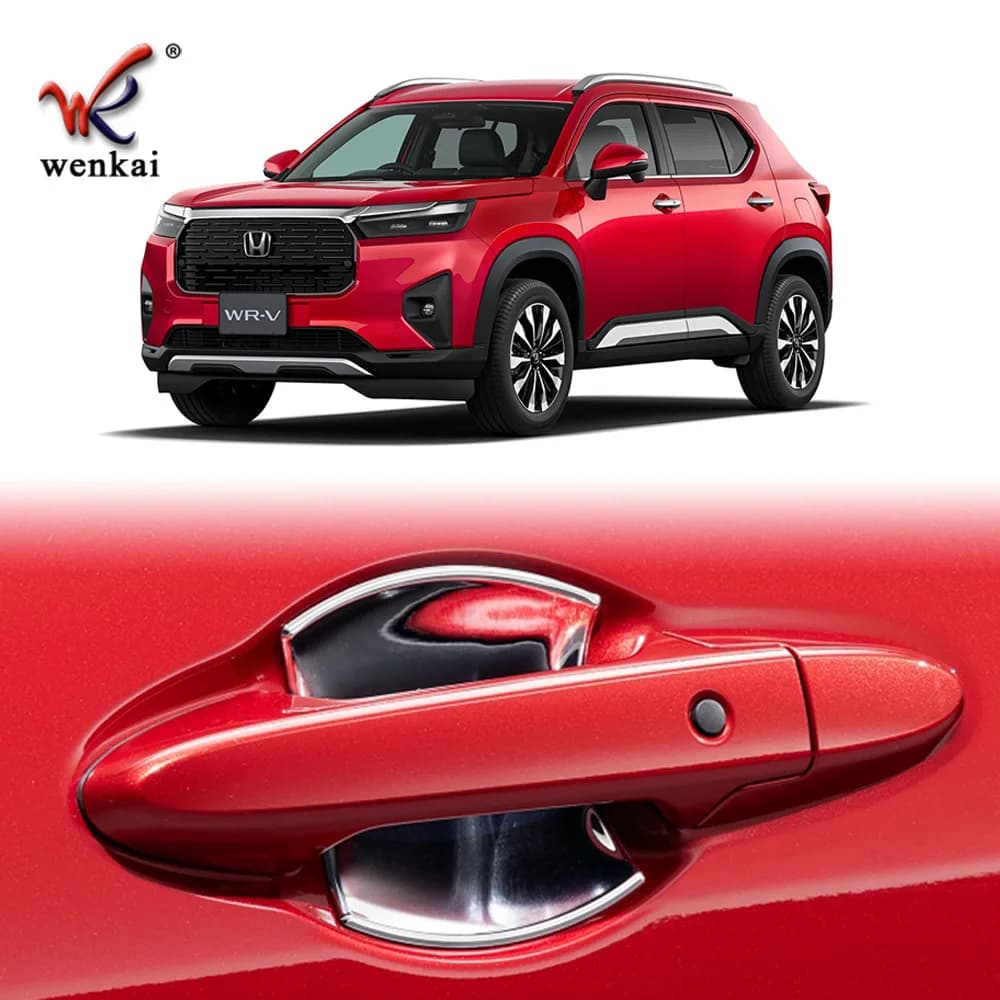 Copri Maniglia Porta Auto, Adesivo Protettivo per Honda WRV DG5 2024, Accessori Cromati