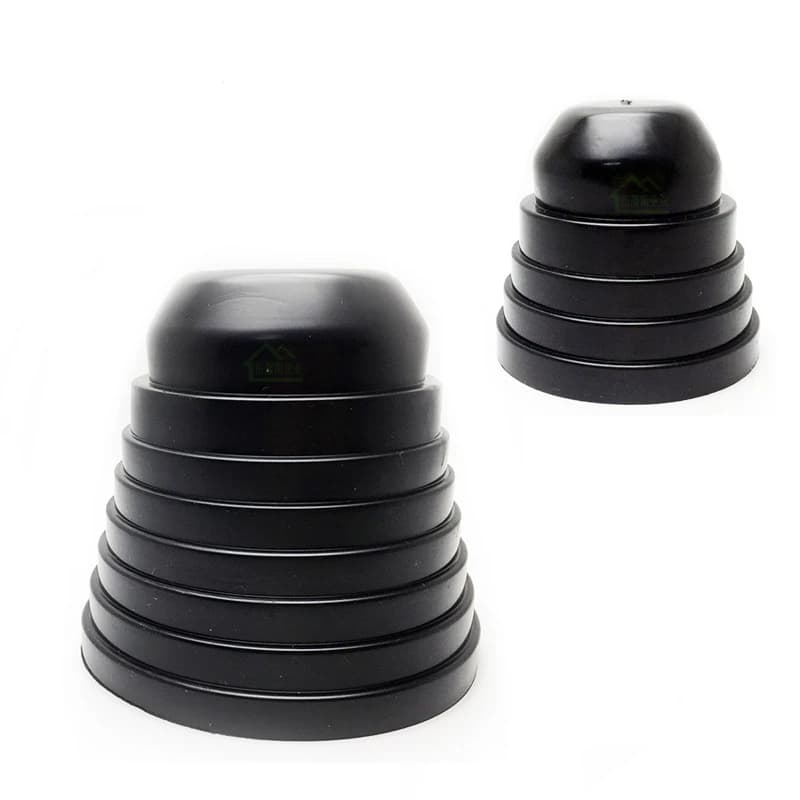 1-10 Pieces Dust Cover for Led Headlights HID Rubber Sealing Waterproof Dust Lamp Cover Cap 45mm-65mm 70mm-100mm Trimmable