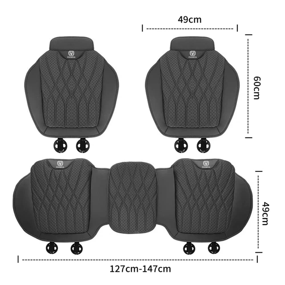 Car Seat Cushion For Changan F70 CS55 X7 Plus Unik T CS25 CS35 CS5 Ice Silk Seat Cover All-Season Rear Seat Protector Pad