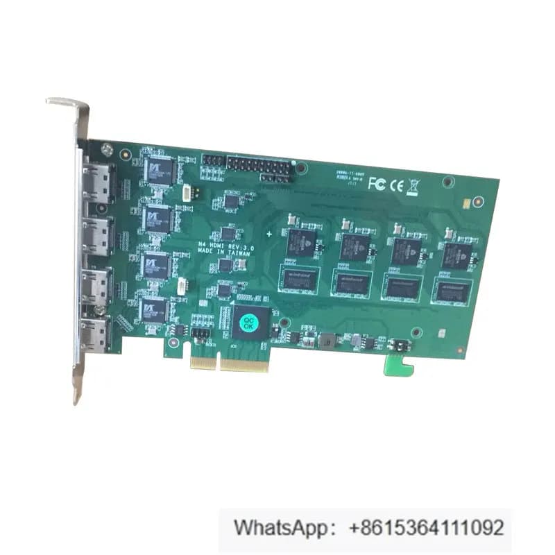 DVP-7633HE SDK Scheda di acquisizione video a compressione hardware H.264 PCIe ad alta definizione da 4 canali
