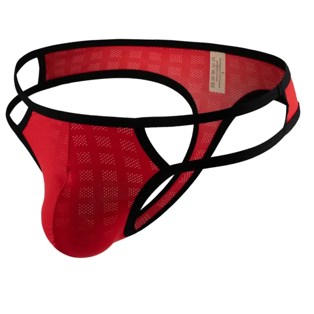 Slip da uomo creativi a vita bassa, ultra sottili, con taglio a T, per l'estate