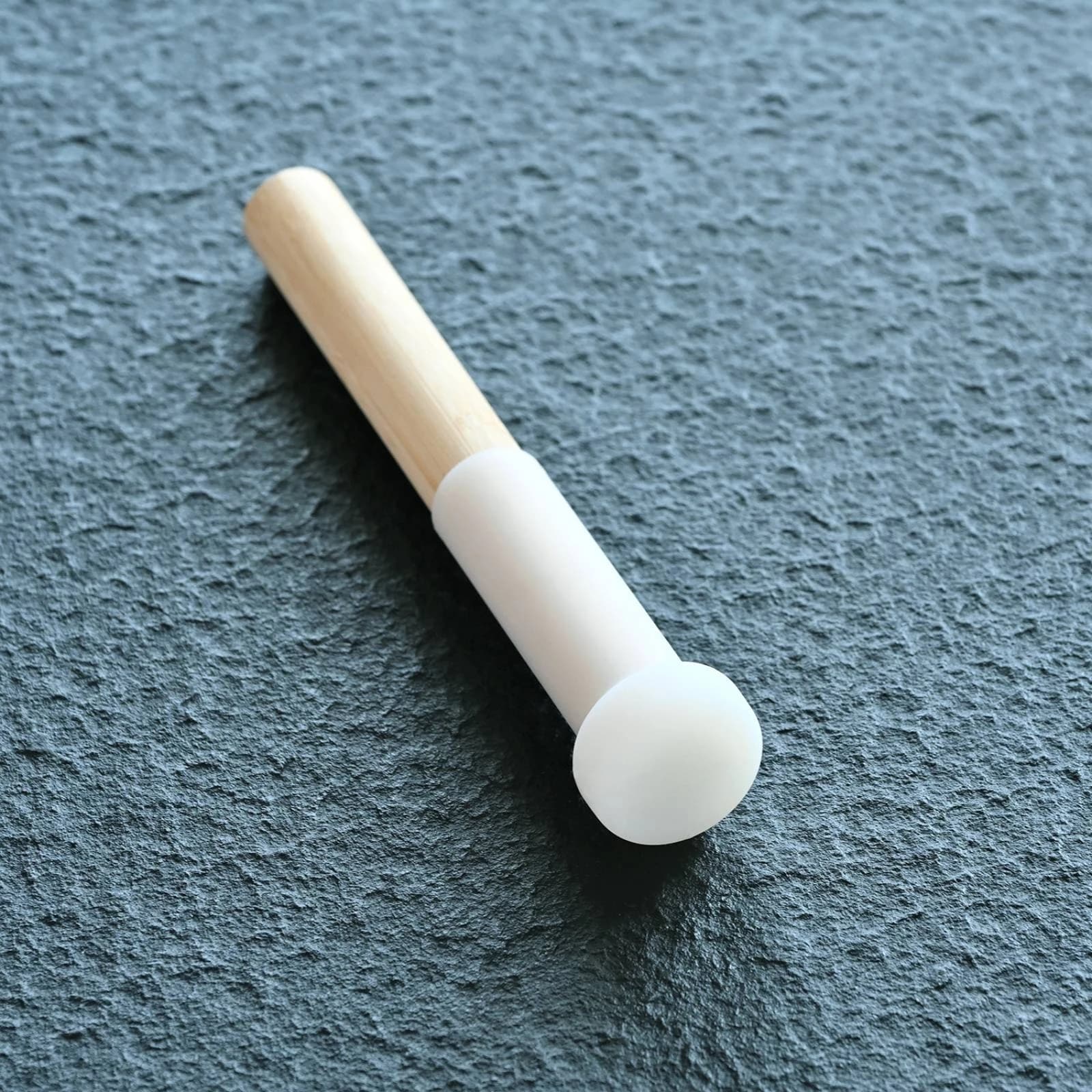 Singing Bowl Mallet Handheld Silicone Bowl Striker Wooden Handle Mallet Mindful Movement Silicone Head Energy Center Balancing