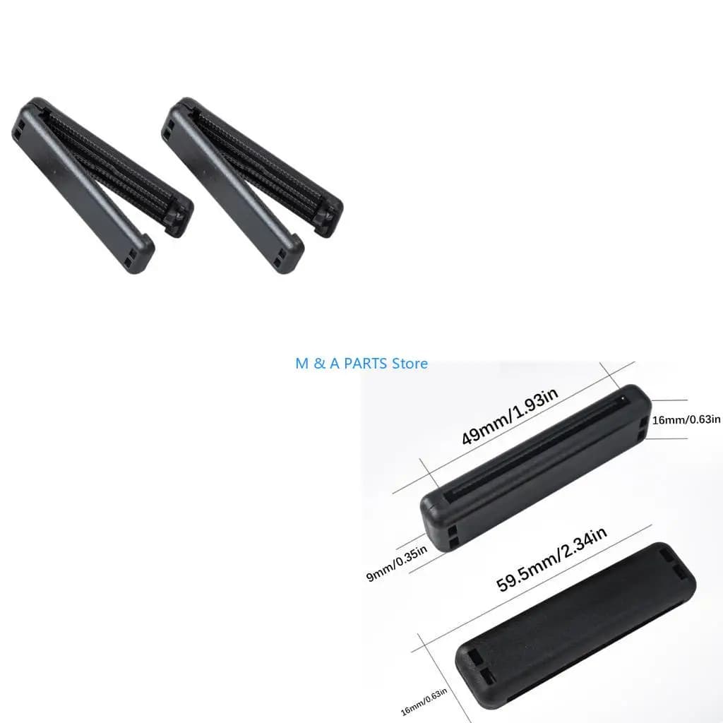U1JF Supporto per tendicinghia per cintura sicurezza per auto in ABS da 2 pezzi con installazione rapida per regolazione