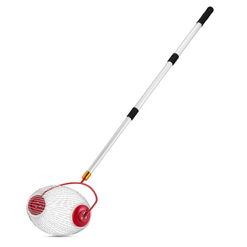 Rullo per gabbia per palline telescopico a 3 sezioni gratuito per raccoglitore di palline da golf per raccogliere palline senza piegatura