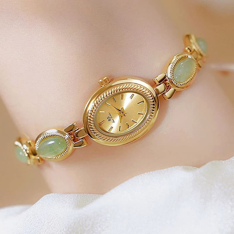 Orologi da polso da donna ovali con strass 2025 Top Brand di lusso per le donne Orologi da polso in oro relogio feminino dropshipping Moda