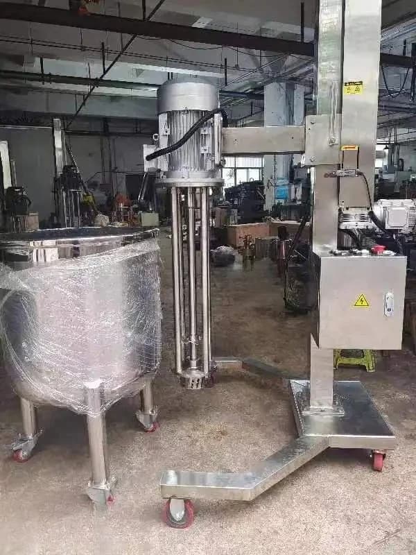 200L 500L Frullatore Emulsione Miscelatore Cosmetico Omogeneizzatore Emulsionante Miscelatore Industriale Macchina Ascensore Idraulico Dispersione Macchina