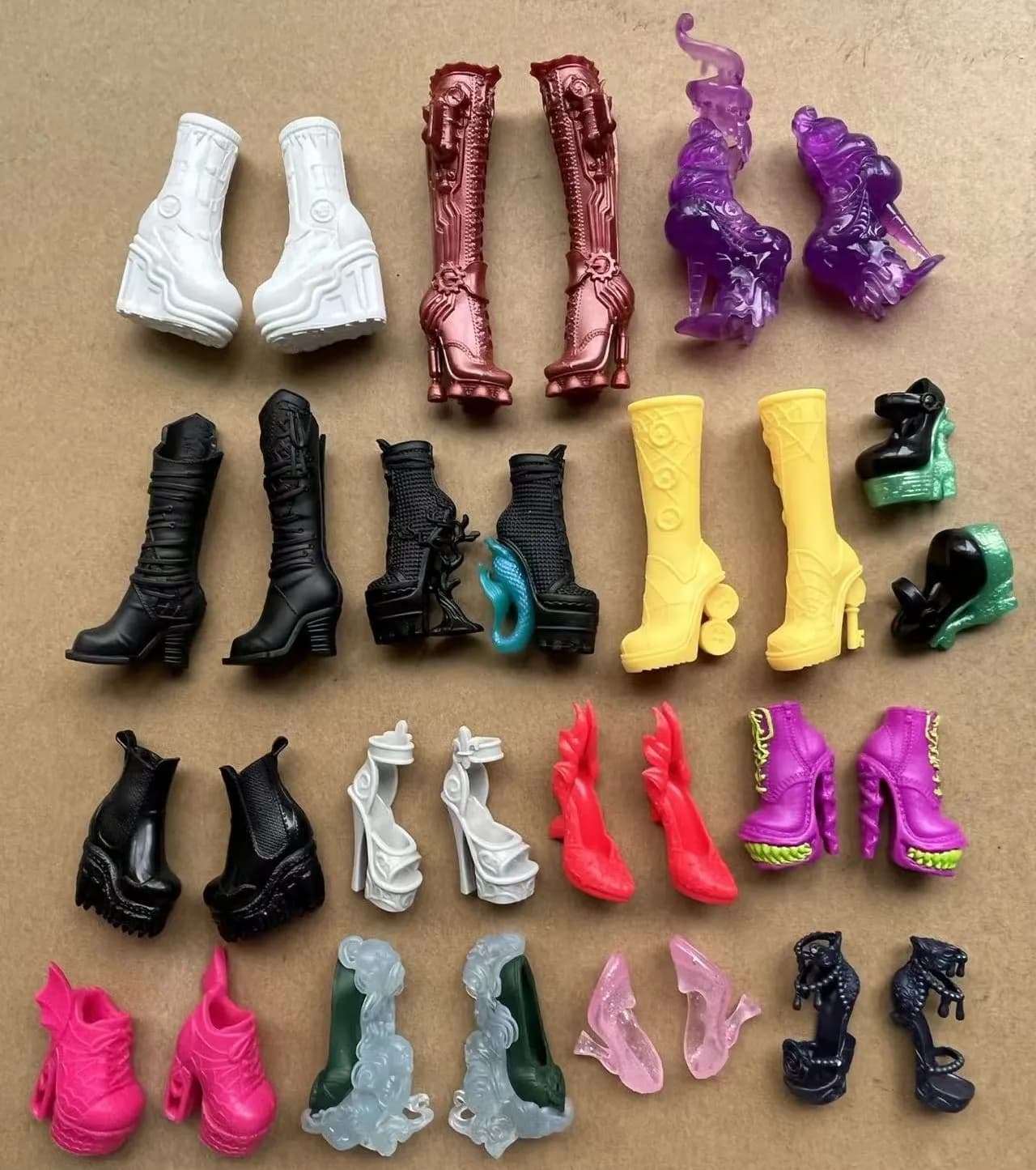 Scarpe e stivali per bambole in scala 1/6, sandali fai da te, accessori per vestiti, parti di giocattoli personalizzate per decorazioni di bambole femminili