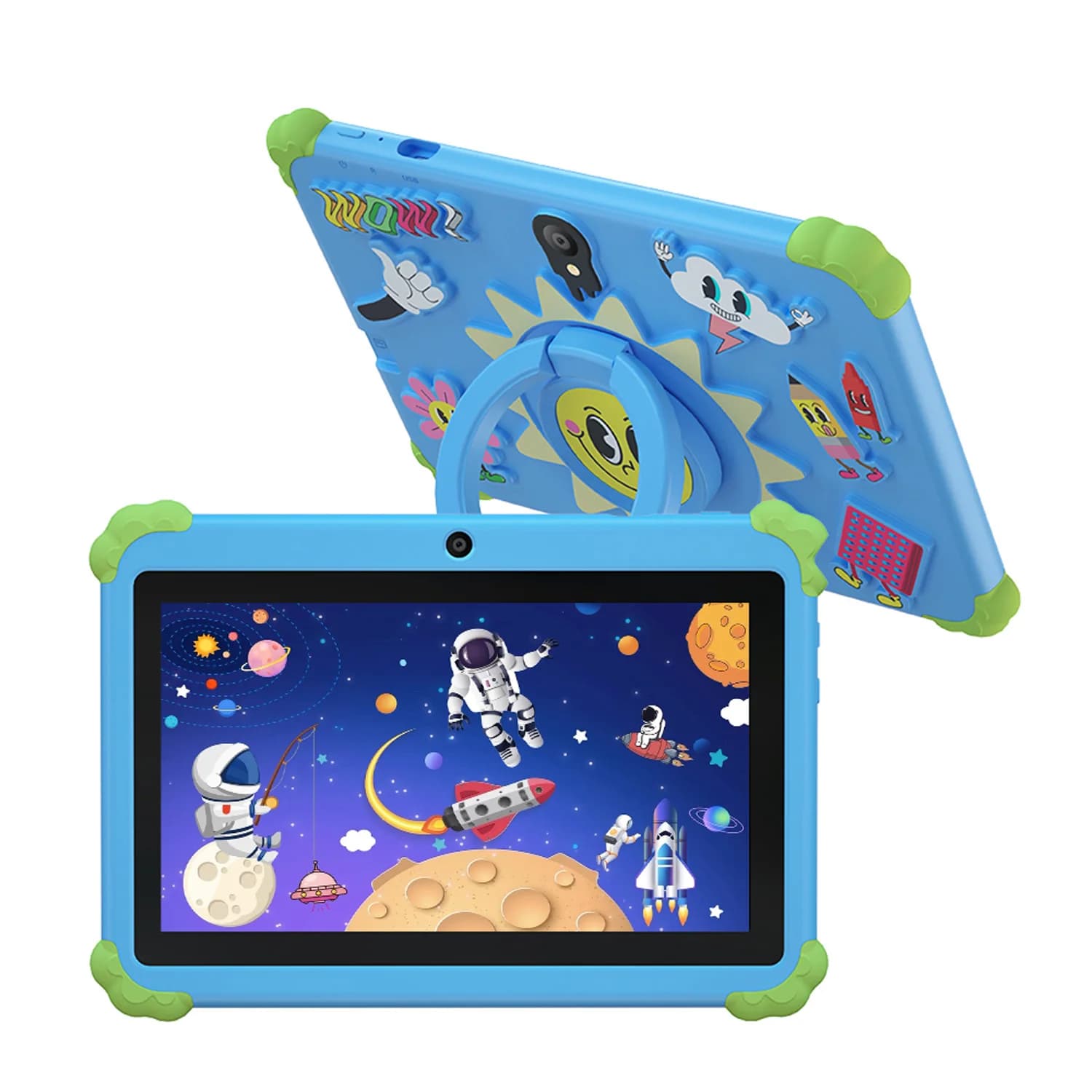 Nuovo Tablet per Bambini 2026 da 7 Pollici con Motivi Cartoon, Quad Core, 4GB RAM, 64GB ROM, Giochi Educativi, Batteria 4000mAh, Android 13.0