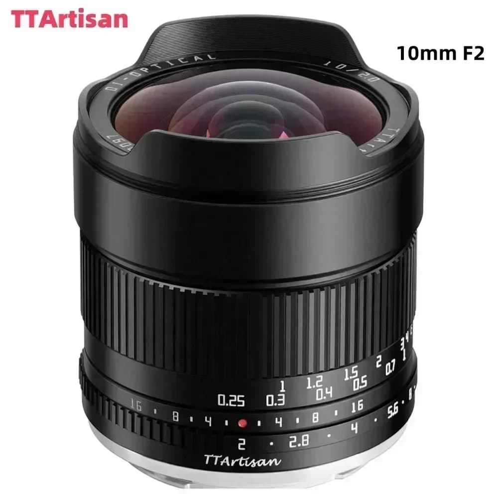 TTArtisan 10mm F2 APS-C ASPH 105 ° Camera photography with ultra wide-angle lens for Sony E Fujifilm XF Nikon Z Canon EOS R M43 Mount
