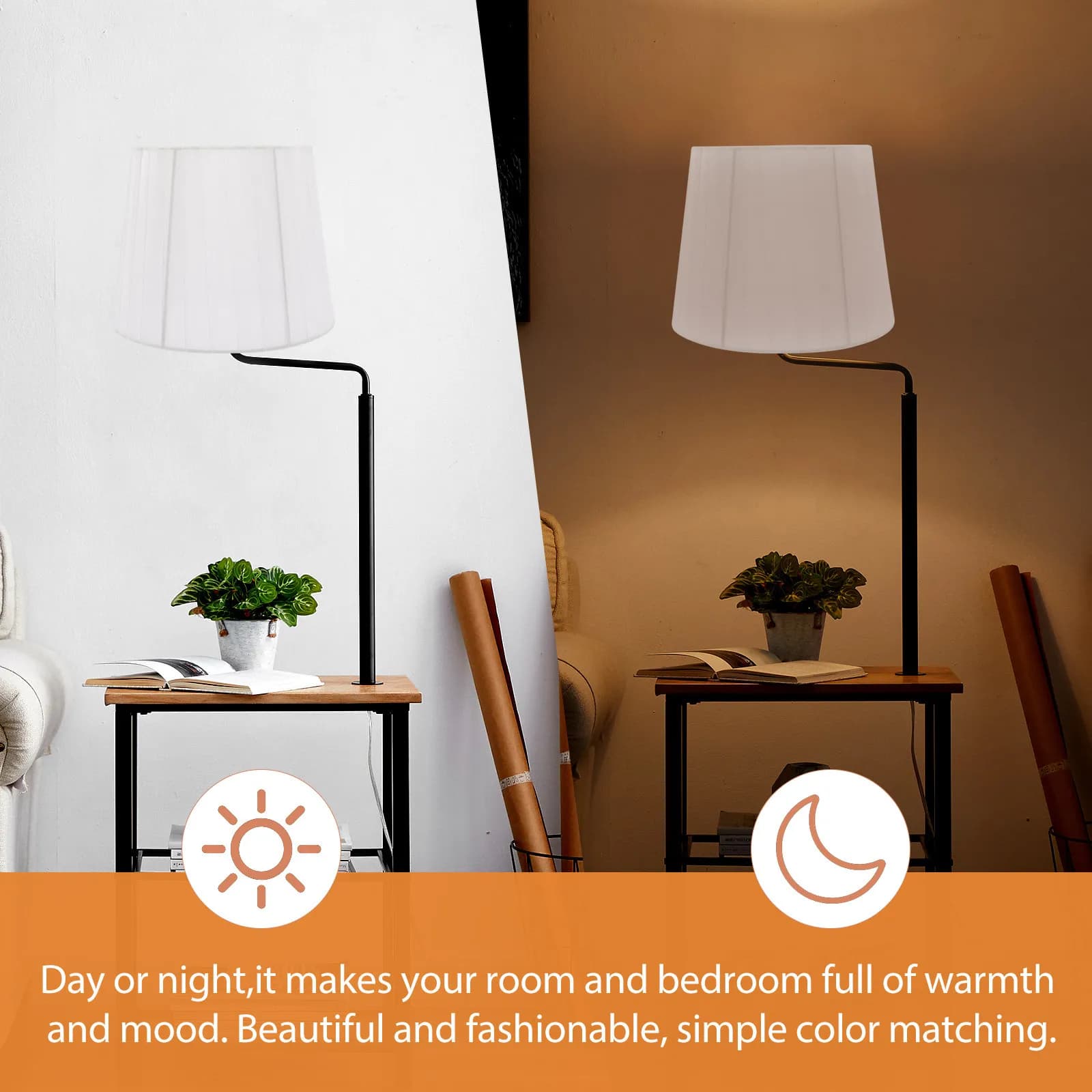 Chiffon Tabletop Lamp Shade for Desk Lamp E14 Base Barrel Style Dustproof Transparent Japanese Modern Home Bedroom Study Hotel