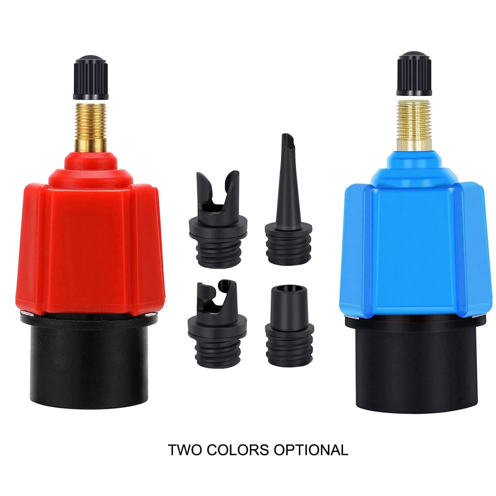 4 in 1 adattatore valvola aria compressore auto gonfiaggio pneumatici pompa ugello gonfiare vavel di air bed barca kayak sup board stand up paddle