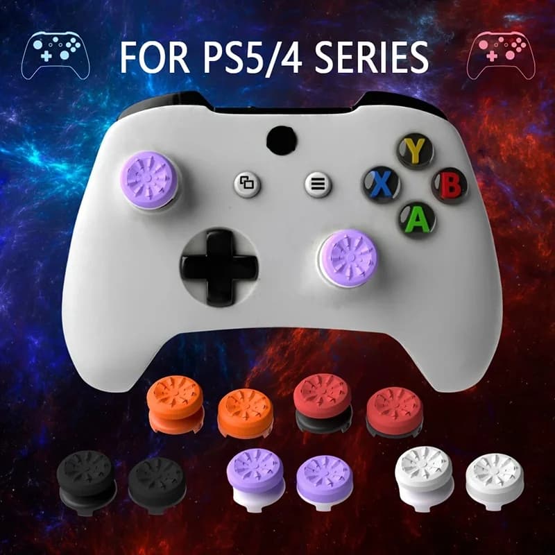 2 pezzi Thumb Stick Cover Controller Impugnature per pollice Copertura Pollice rinforzati Grip Stick Joystick Extender Caps per PS4 PS5 Accessori