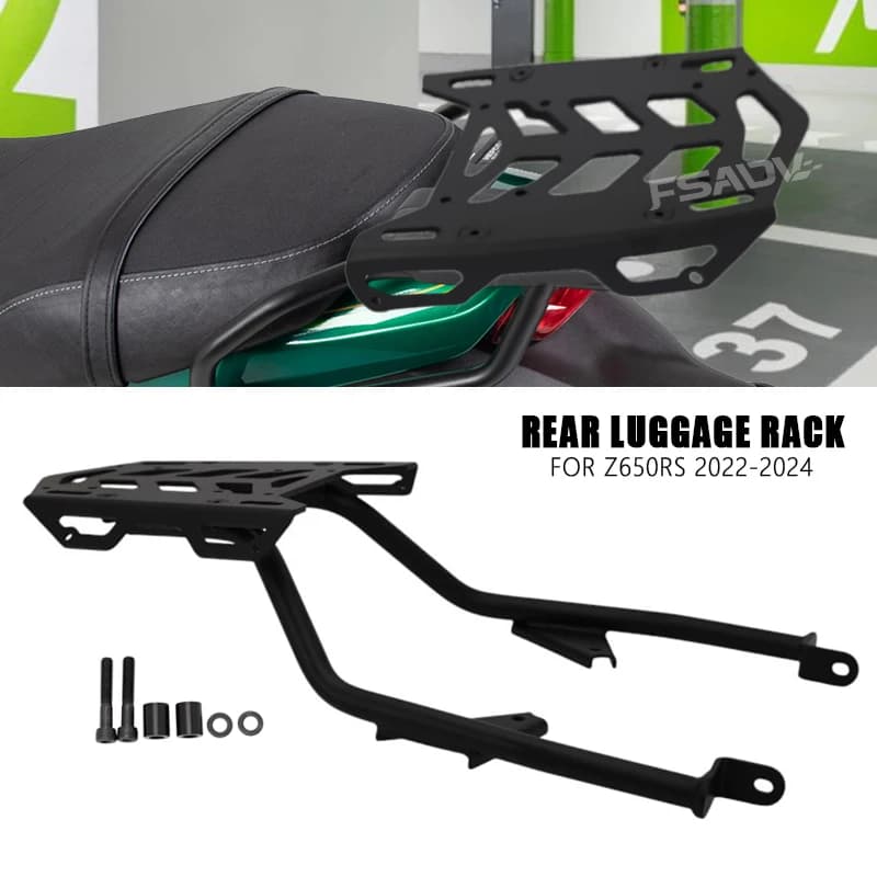 Misura Per Kawasaki Z650RS Accessori Moto Top Case Portapacchi Posteriore Z650 RS Z 650RS 2022 2023 2024 Portapacchi Posteriore