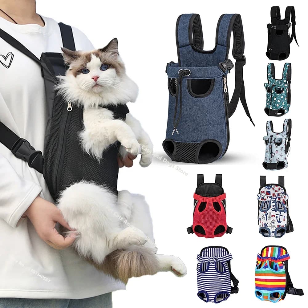Nuova borsa per cani da esterno Zaino traspirante mimetico per cani da viaggio Porta cuccioli Veicolo da trasporto Borsa da trasporto per cani in rete per animali domestici