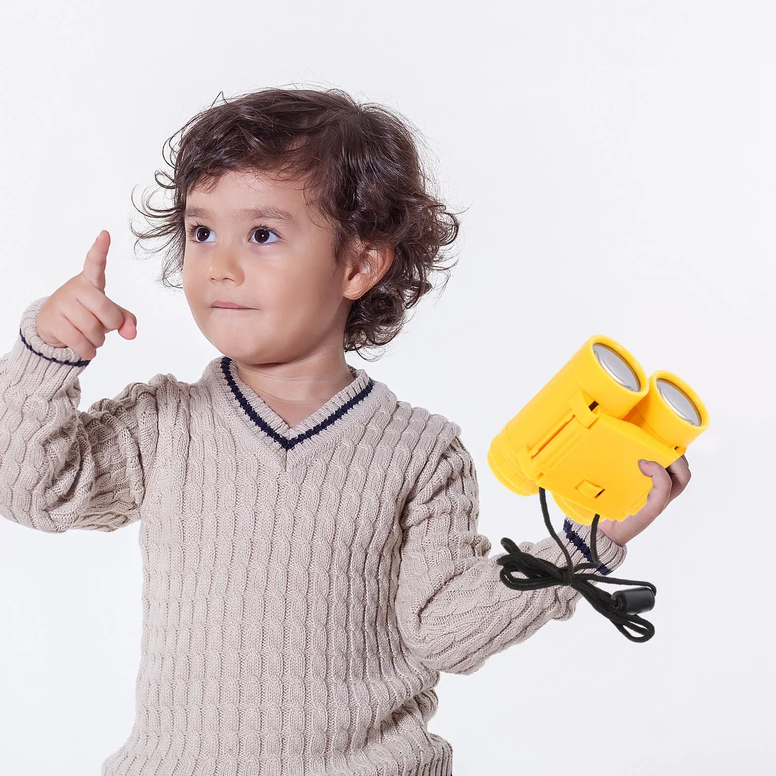 Telescopio Giallo per Bambini per Esplorazioni all'Aperto, Strumento Regolabile per la Scoperta della Natura, Regalo di Compleanno, Osservazione Uccelli