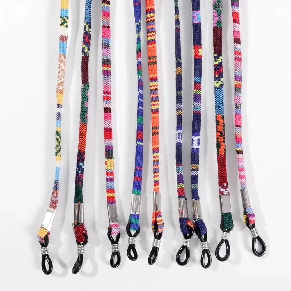Portable Bohemian Sunglass Chain Neck Cord Anti Drop Eyeglass Lanyard Nonslip Adjustable Sunglass Lanyard Straps Outside Casual