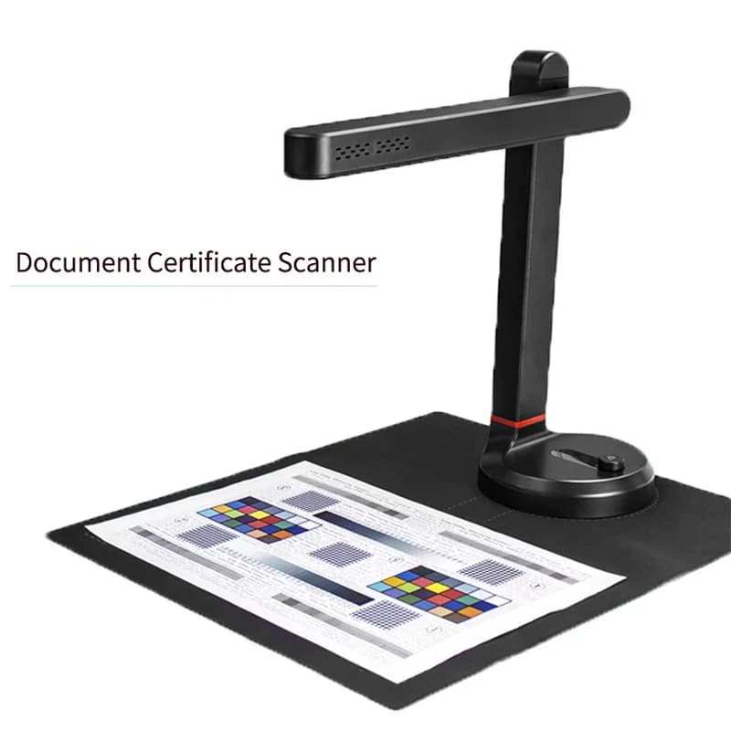 Scanner per libri portatile Dimensioni Max A3 con lampada da tavolo a LED OCR intelligente per fotocamera ad alta velocità per ufficio domestico in famiglia