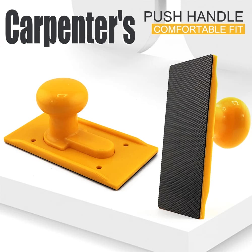 Woodworking Safety Push Block Ergonomic Push Handle Non-slip Carpenter Pusher For Table Saw Router Table Wood Cutting Auxiliary