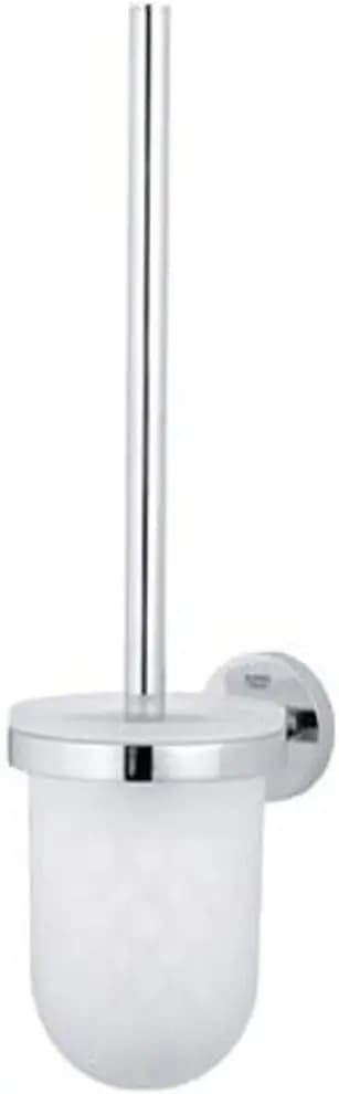 Set di 3 Accessori Essenziali StarLight: Spazzola per WC Cromata con Supporto