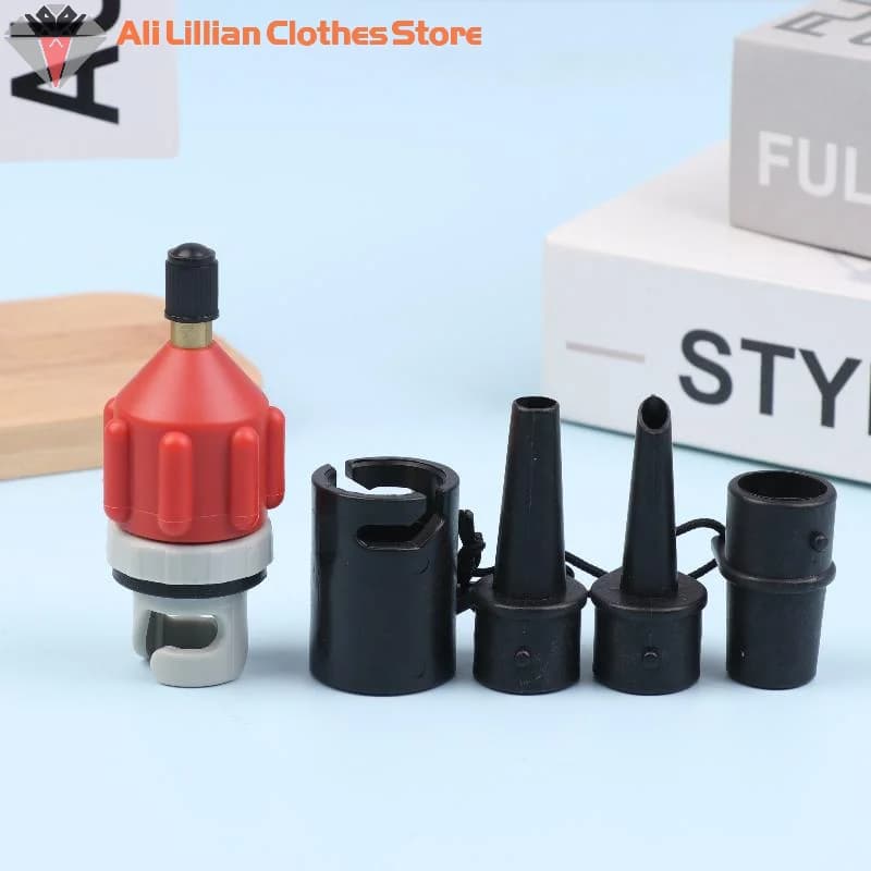 Adattatore per valvola dell'aria per SUP, kayak, barche a remi - Kit combinato con connettore per pompa gonfiabile - Adattatore per pompa gonfiabile - Offerta imperdibile