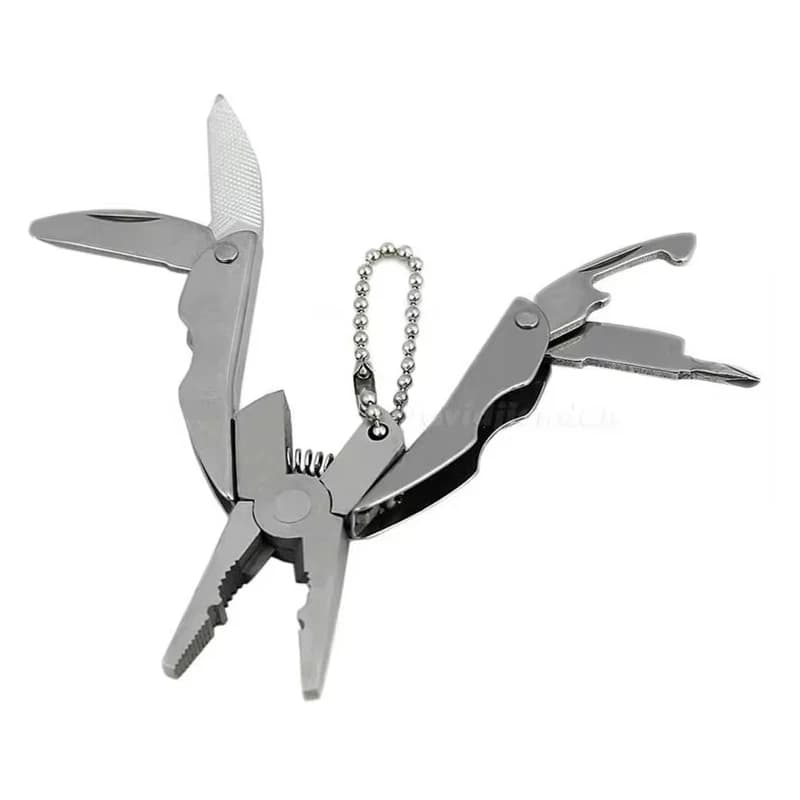 1 pz pinze multifunzione pinze posteriori per tartarughe Mini pinze per attrezzi pinze per esterni pinze regalo multiuso pieghevole in acciaio inossidabile