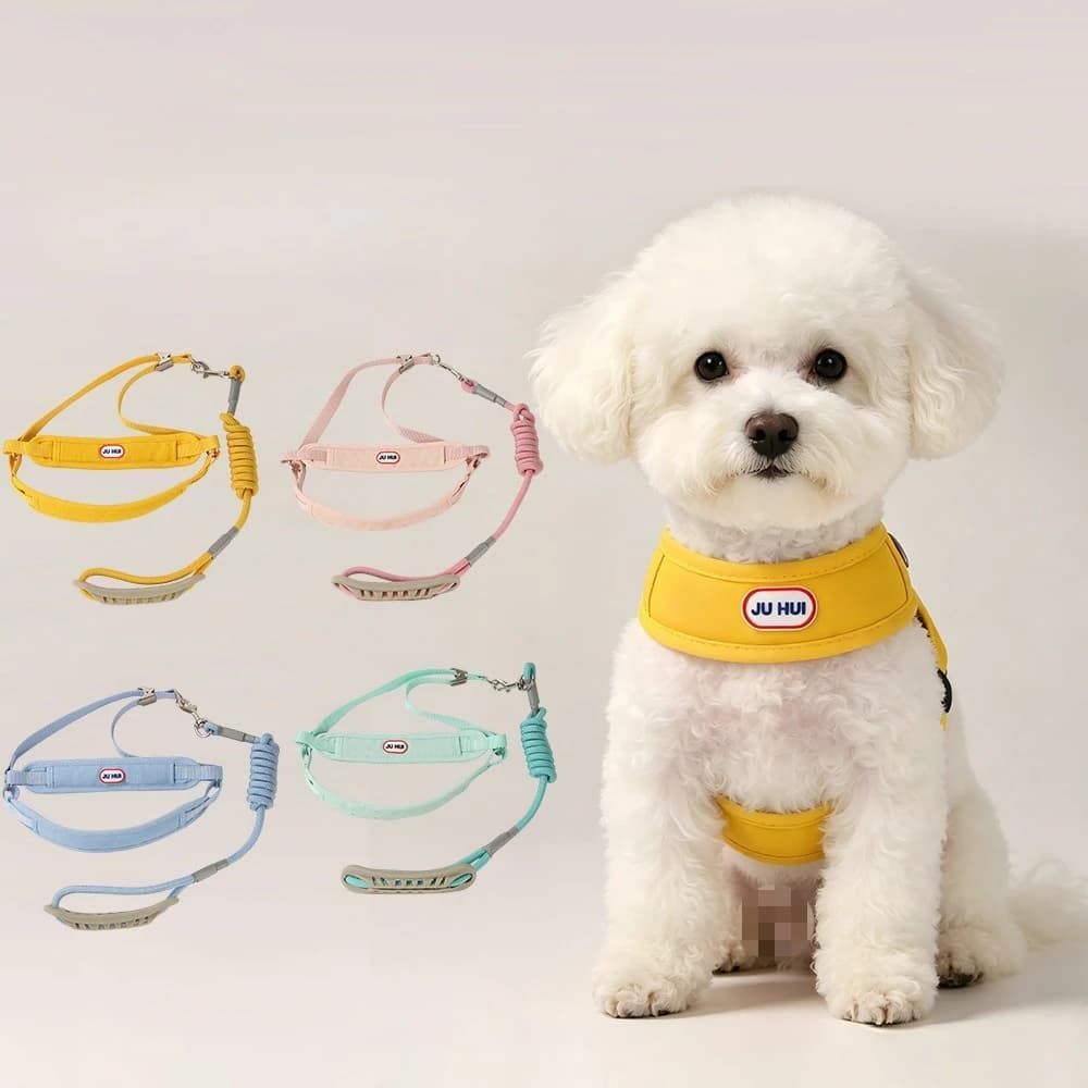 New Pet Collars Small Dog Harness Saddle Style No Pull Adjustable for Puppy Pet Chest for Dog Breathable Walking Dog Supplies