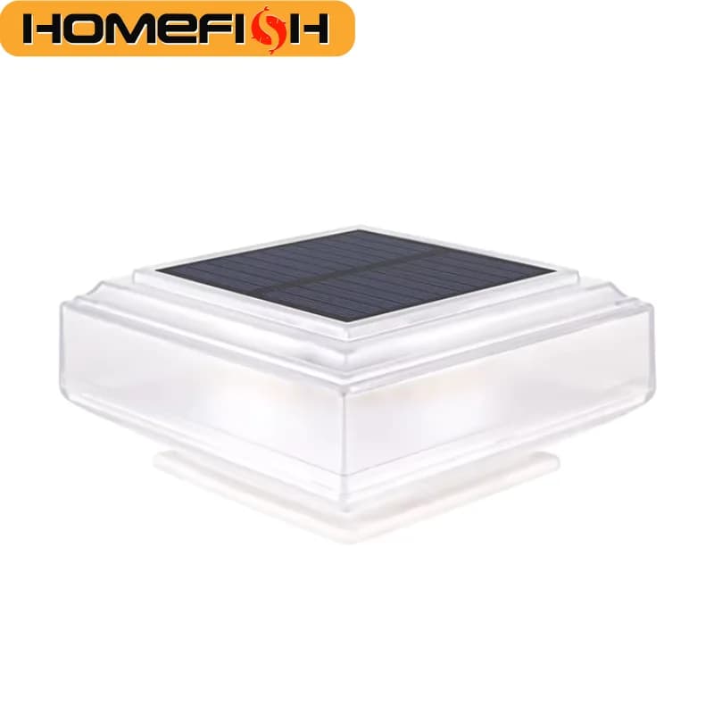 HOMEFISH 30LED Solar Pillar Lamp, Waterproof, For Fencing, Gardens, Prati, Wood Floors, Camping Decoration