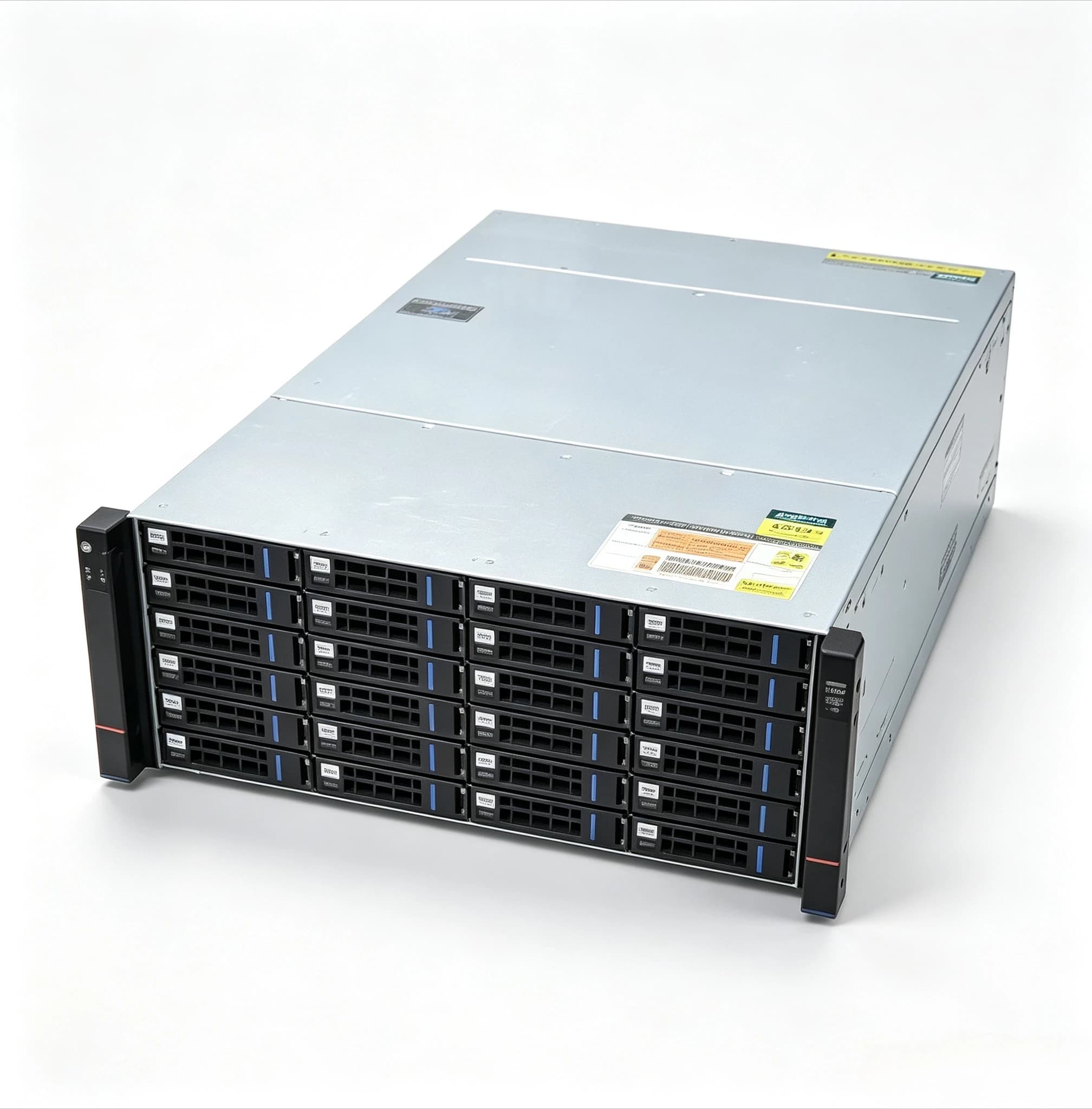 4U Rackmount 24 Bay Hot Swap Server Chassis, 12G SAS Expander Backplane, NAS Multi-HDD Cloud Storage Storage Case