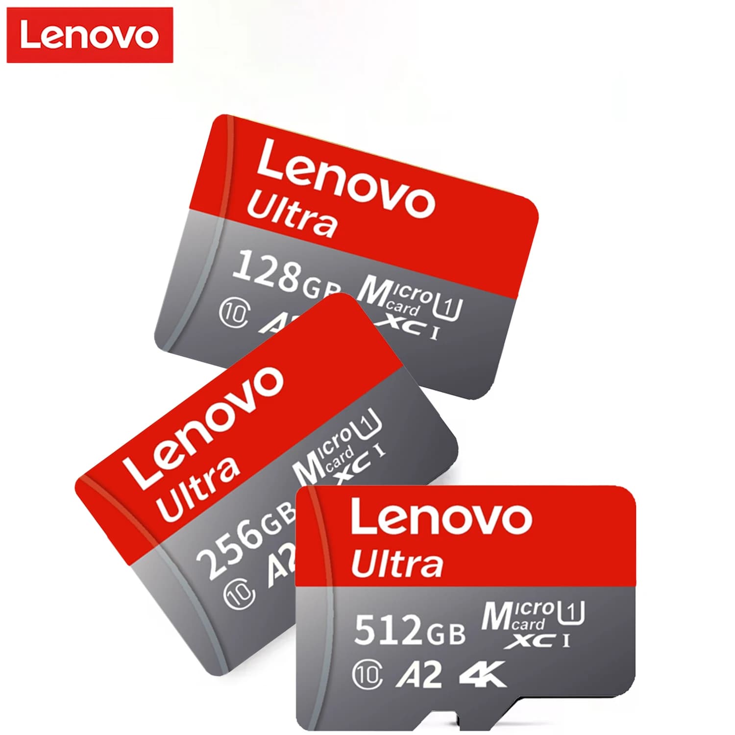 NEW Lenovo High Speed Memory Card 128GB U3 V30 4K Full HD Micro SD Card 64GB 256GB 512GB For GoPro Action Camera Tachograph
