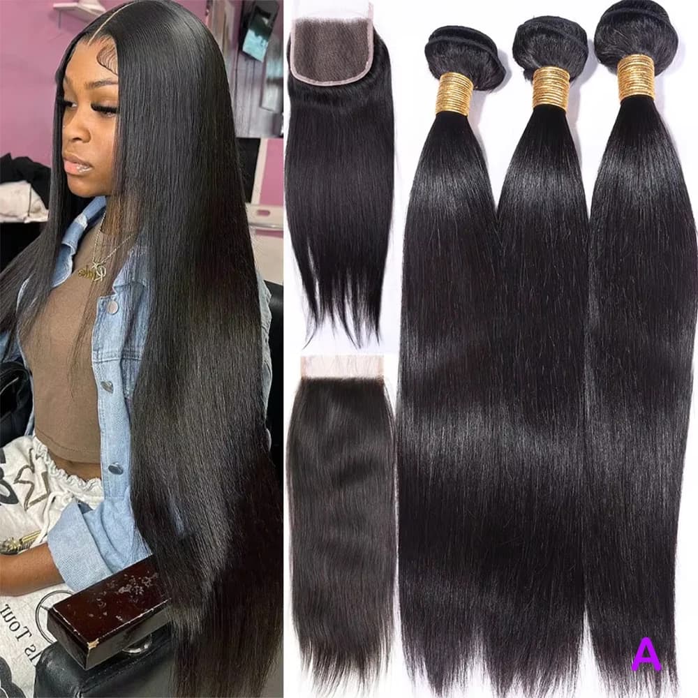 18A bone smooth band with front closure HD transparent lace 18A Brazilian human hair extensions 100% raw virgins wholesale