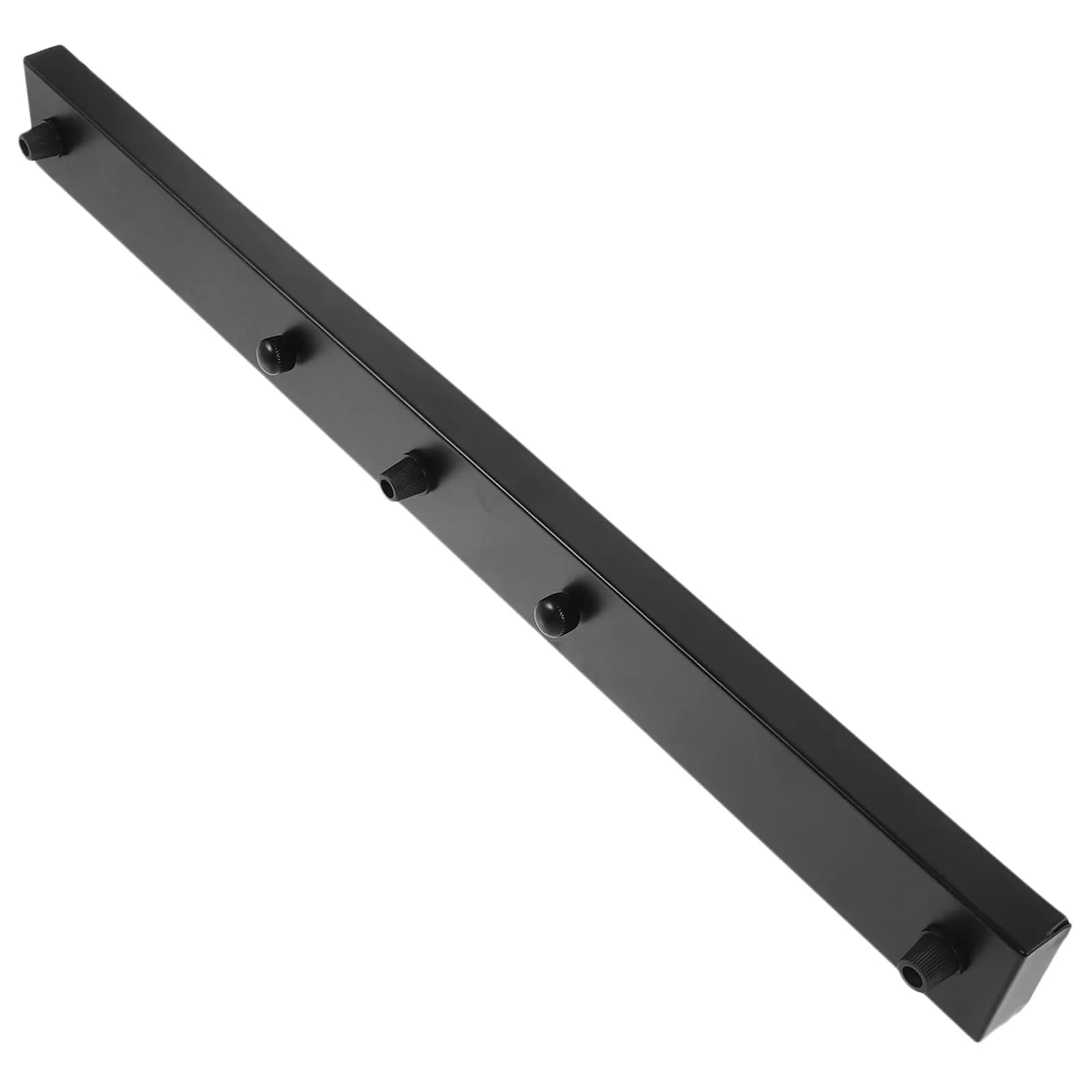 Long Strip Shaped Ceiling Light Base Iron Material Mounting Plate for Pendant Lights Sleek Modern Decor Stable Light Holder