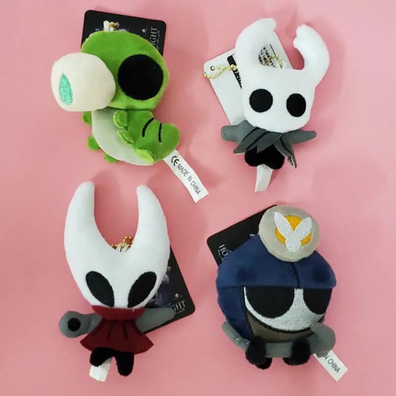 Hollow Knight: Silksong - Peluche Corto a Forma di Bruco, Cuscino, Ciondolo, Modellino, Giocattolo, Regalo