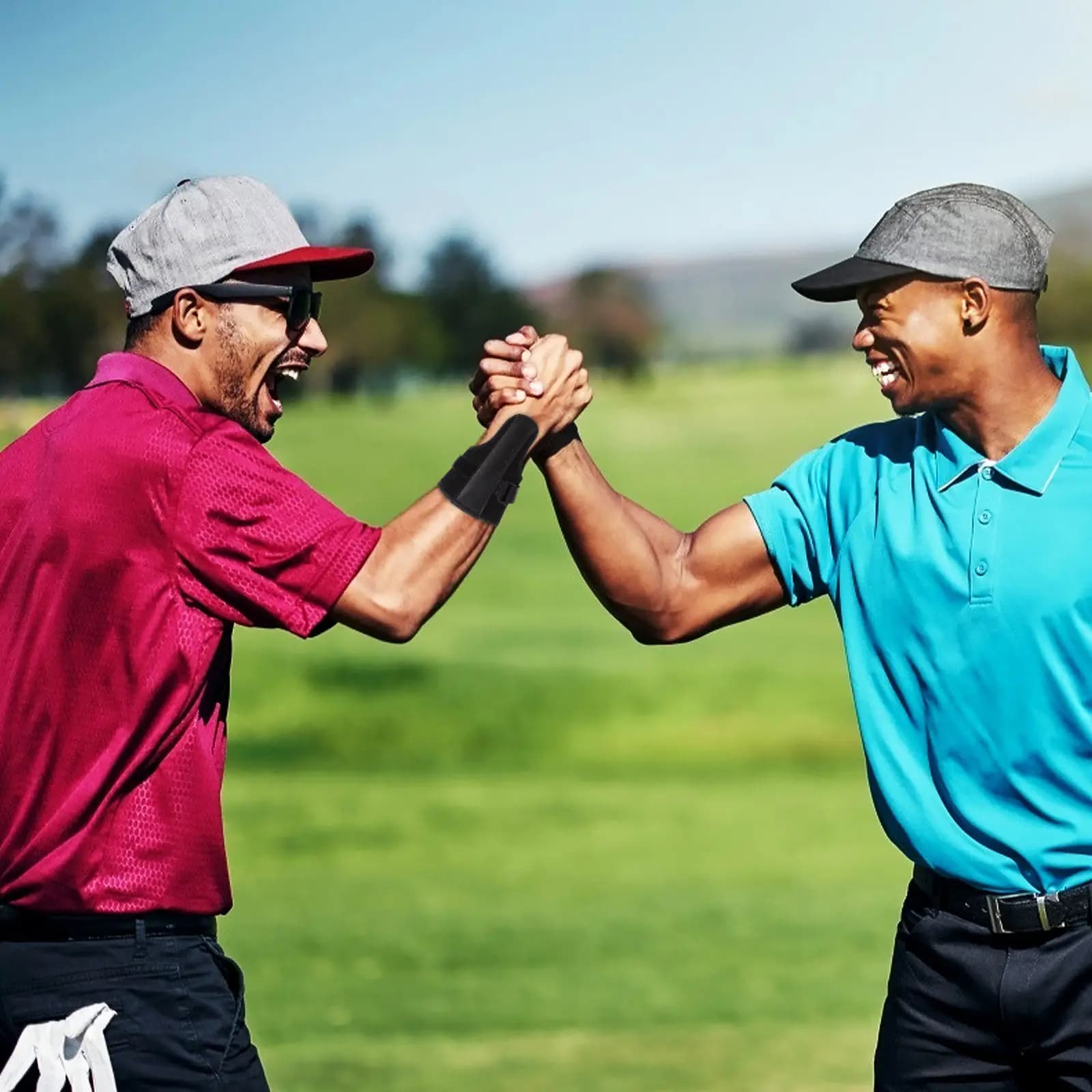 Supporto per Polso da Golf, Fascia Antiscivolo ad Asciugatura Rapida, Cinturino Regolabile per Allenamento Golf, Protezione per Swing