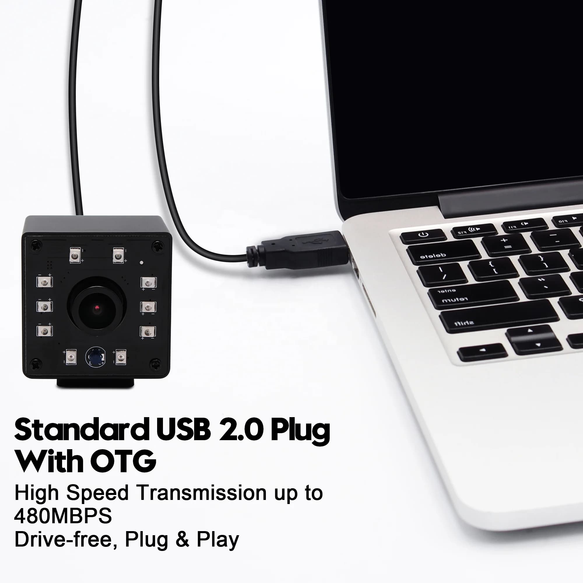 NewELP 1080P H.264 30FPS Low lux 850nm Ir Mini Usb Webcam with IMX323 Low Light Sensor Microphone for Car Tracking System