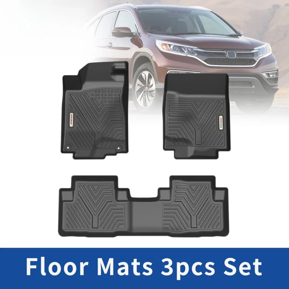 Tappetini 3D per Honda CR-V CRV 2012-2016, antiscivolo, in gomma TPE, per tutte le stagioni