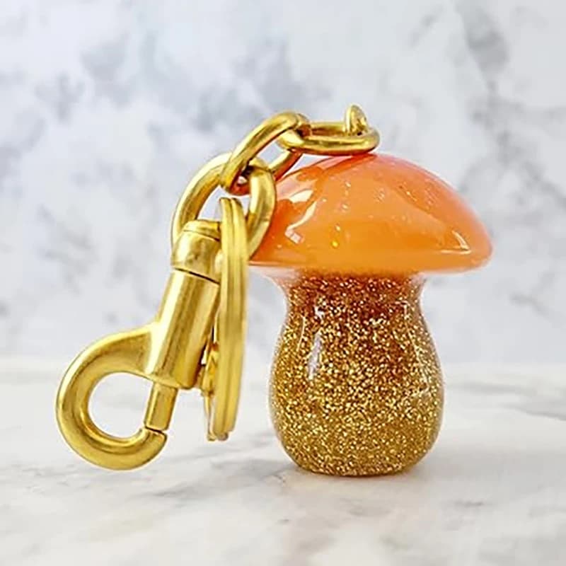 1Pcs Charm Handbag Shoulder Bag Exquisite Crystal Pear/Mushroom Pendant Women's Keychain Accessories Bag Decoration