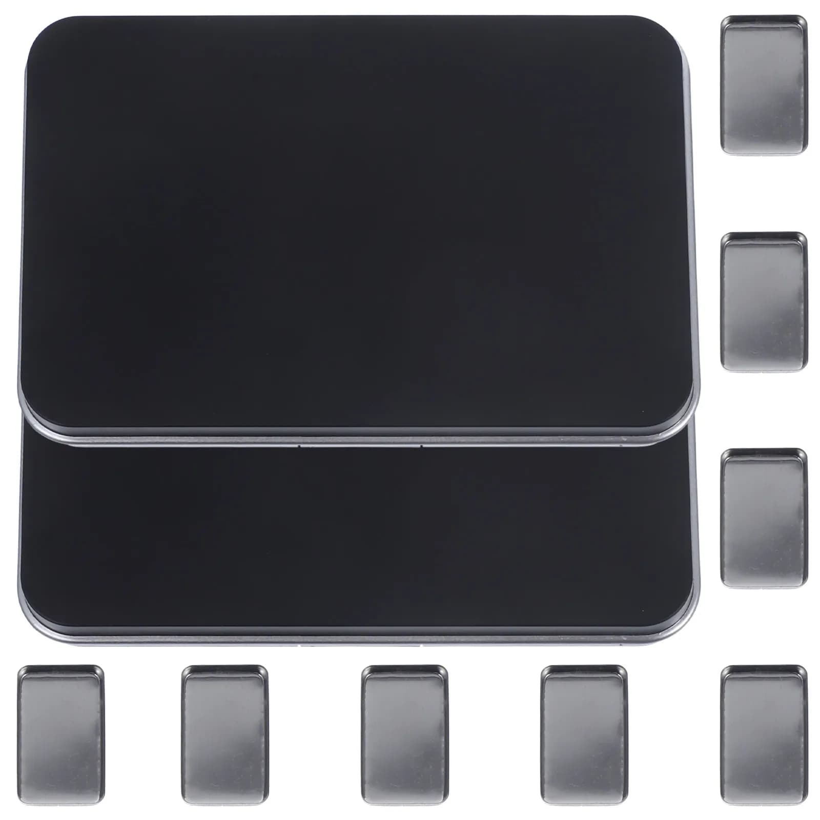 Set da 2 Contenitori Vuoti per Ombretto, Blush e Illuminante, Palette Impermeabile, Valigetta da Viaggio per Trucco, Multi-scomparto Fai da Te