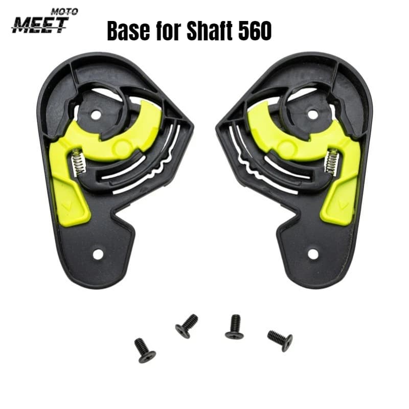 Base scudo per casco moto da 2 pezzi per parti di ricambio per casco di ricambio professionali Shaft 560